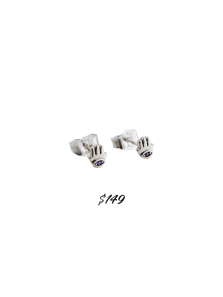 Aretes Mini Mano de Fátima