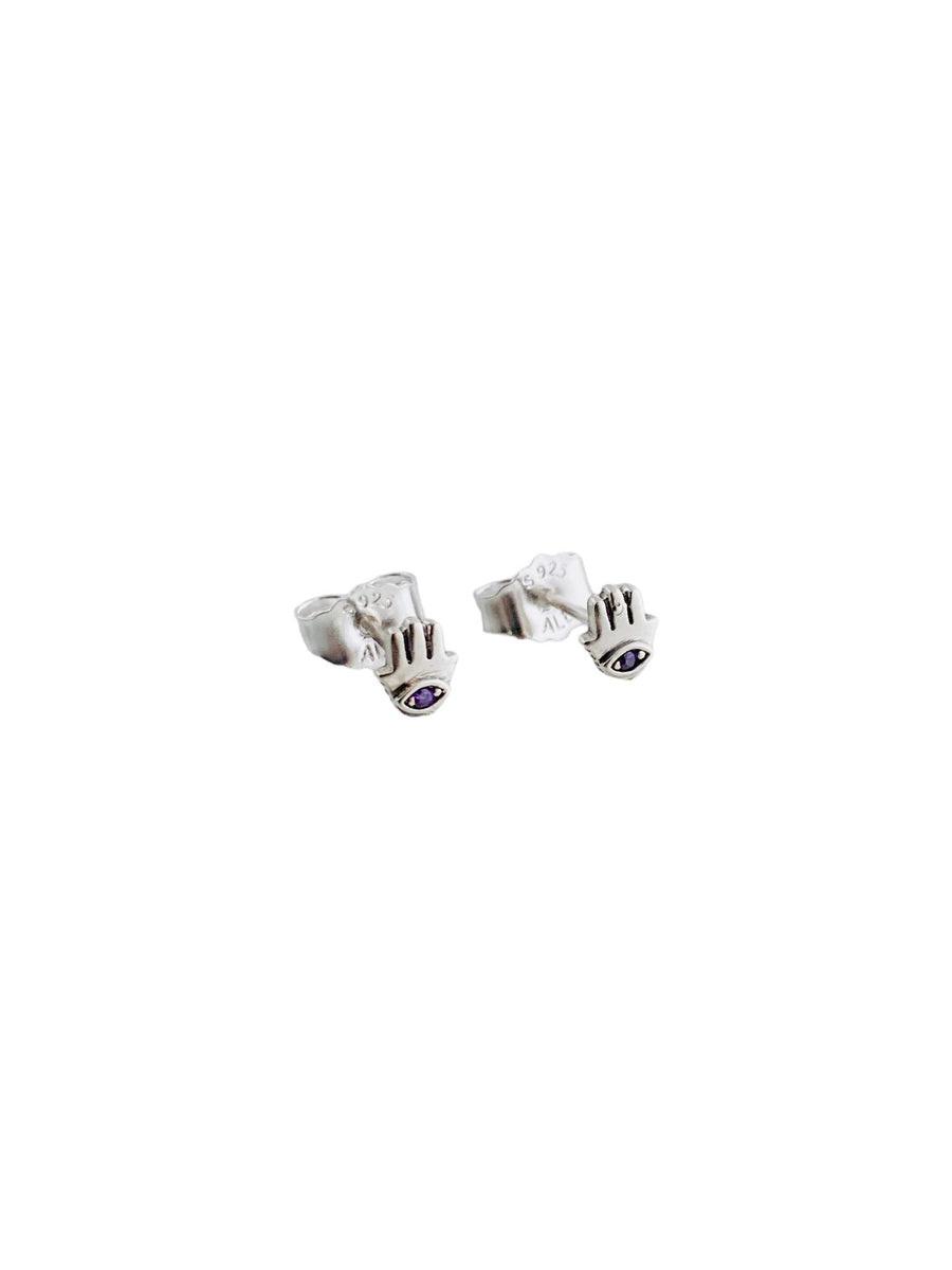 Aretes Mini Mano de Fátima