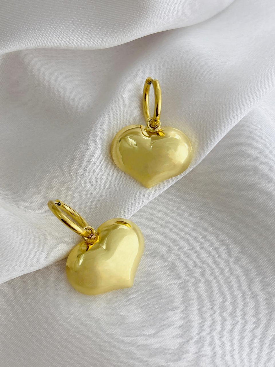 Aretes Globo Corazón