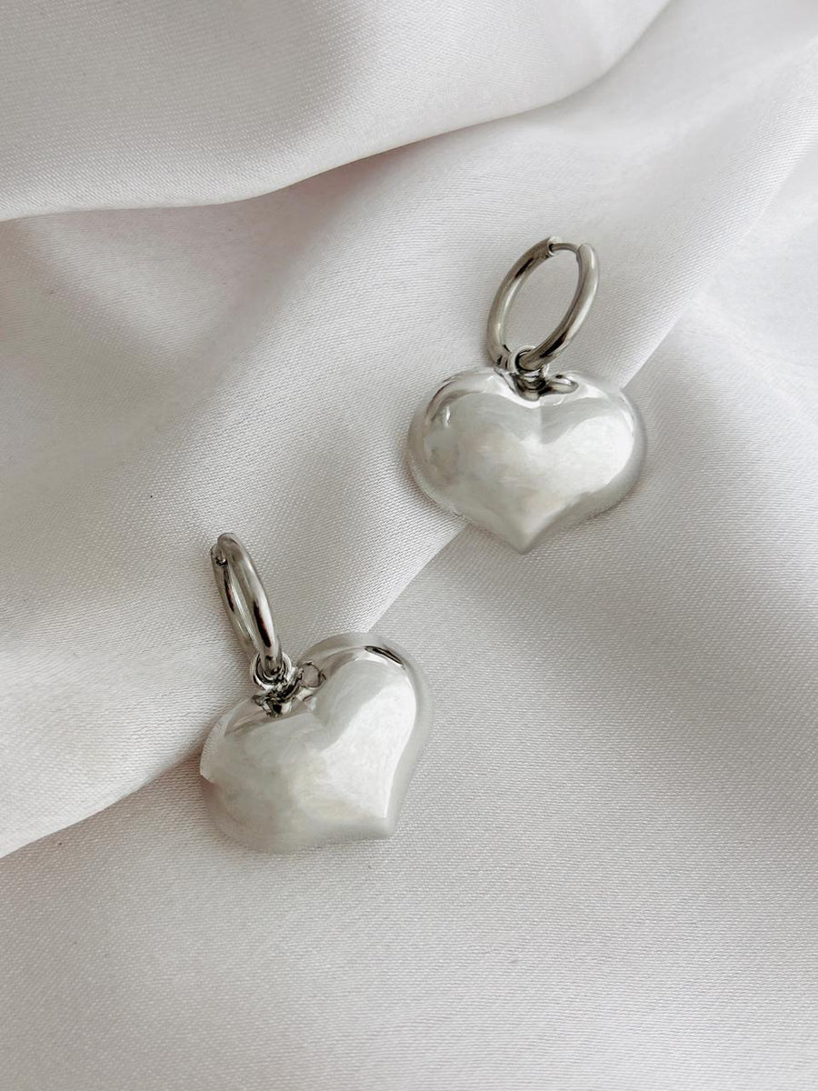 Aretes Globo Corazón